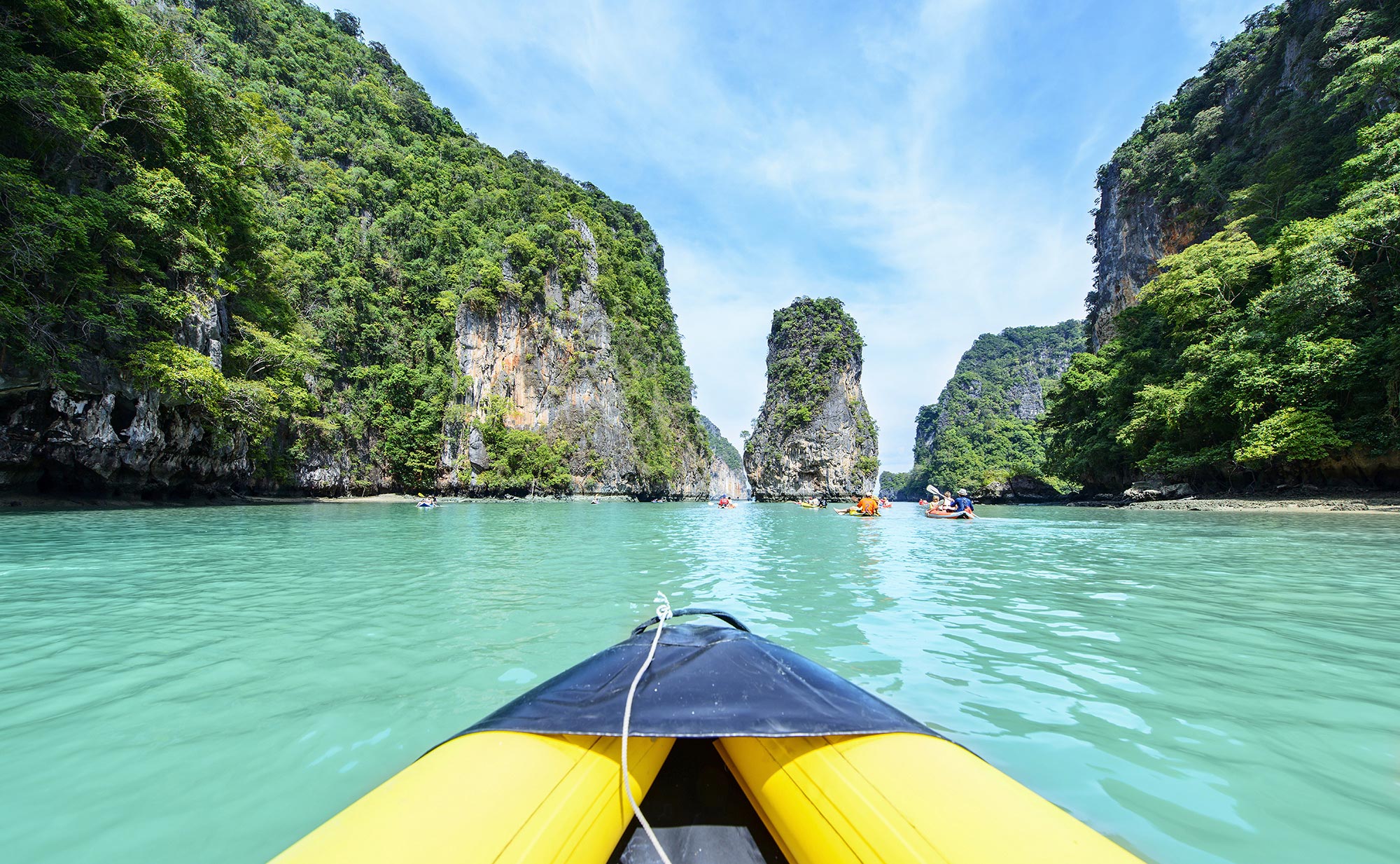 Ao Phang Nga National Park. Located near Phuket in Thailand. Famous landmark and famous travel destination. - Shutterstock