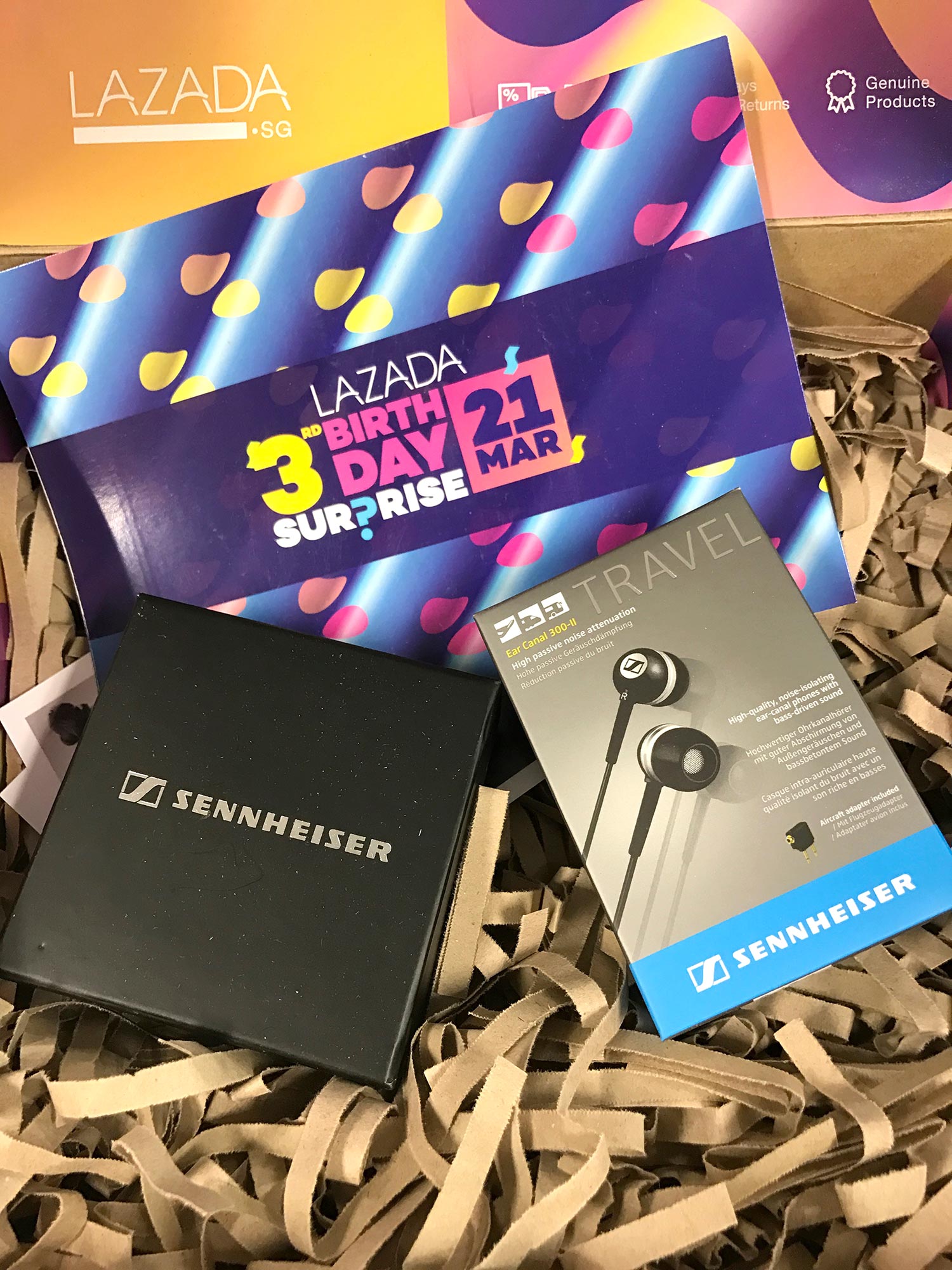 Lazada Surprise Box - Sennheiser X LAZADA