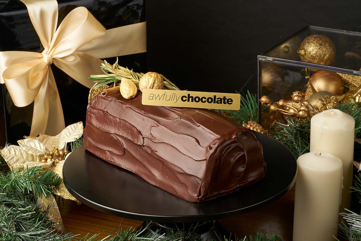 Awfully chocolate christmas cakes