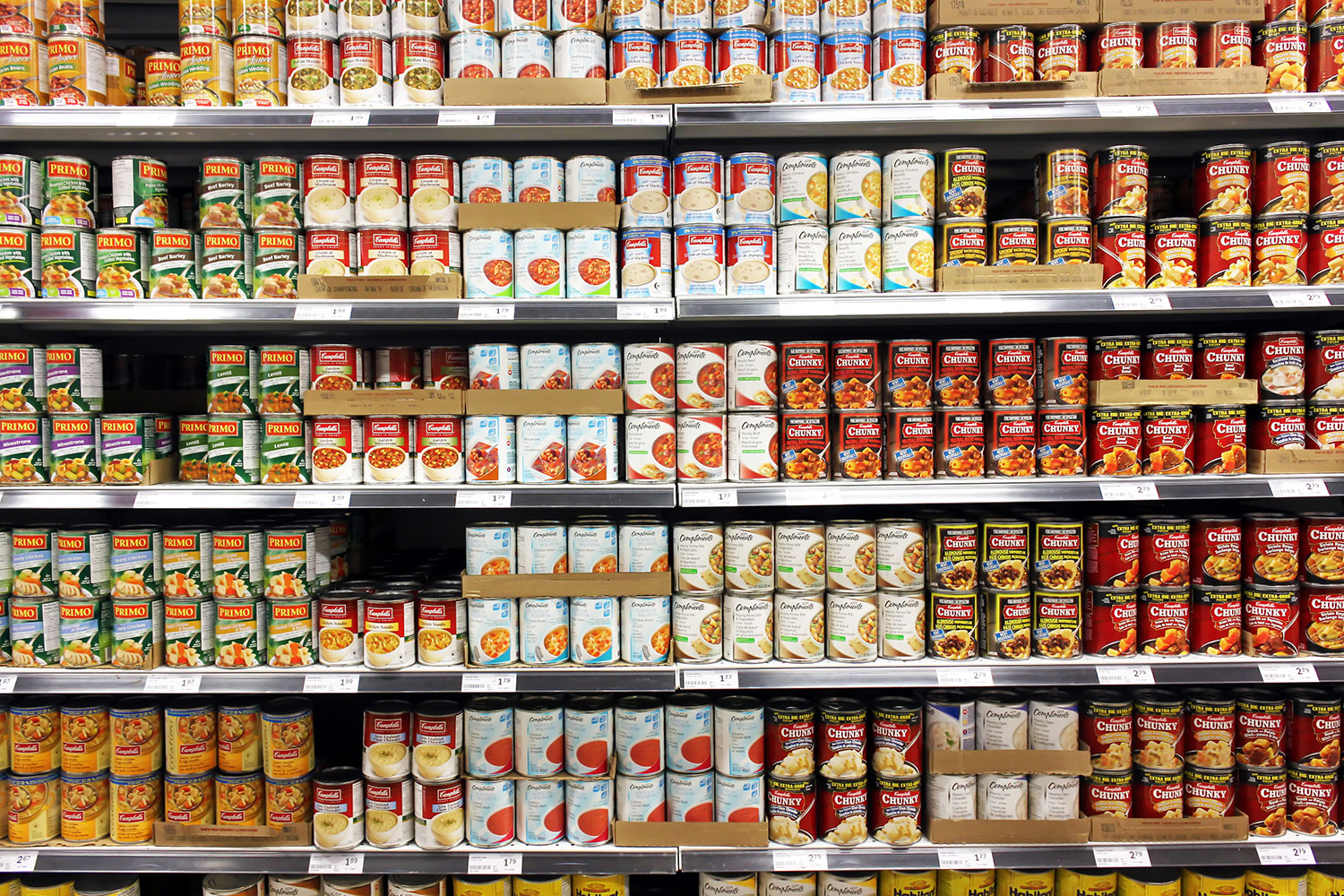 Canned food and Processed Food