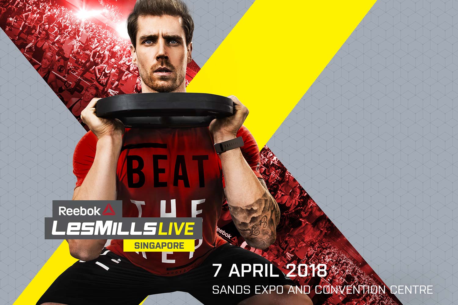 Reebok LES MILLS LIVE in Singapore for the First Time