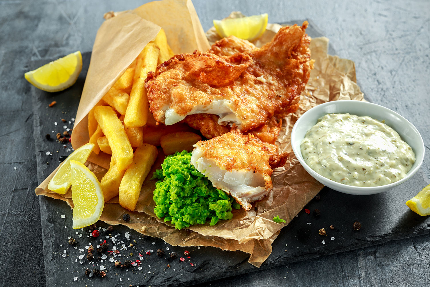 Atlantic-Cod-Fish-and-Chips-with-Mushy-Peas