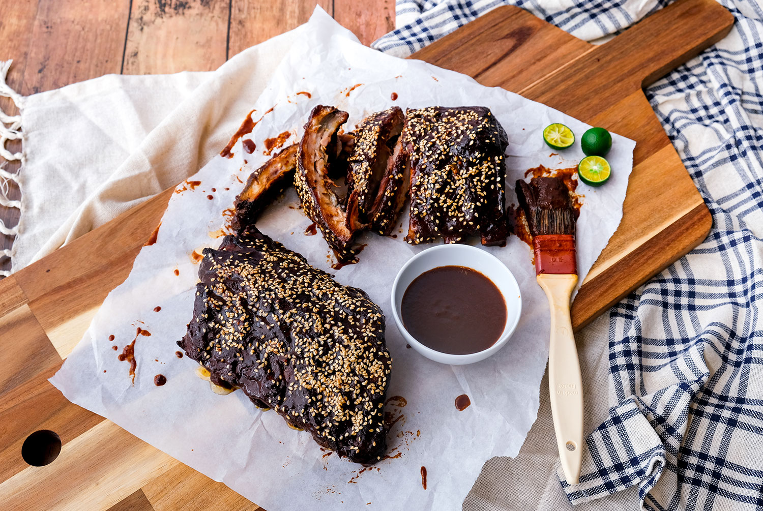 Father's Day Bourbon Glazed BBQ Baby Back Ribs