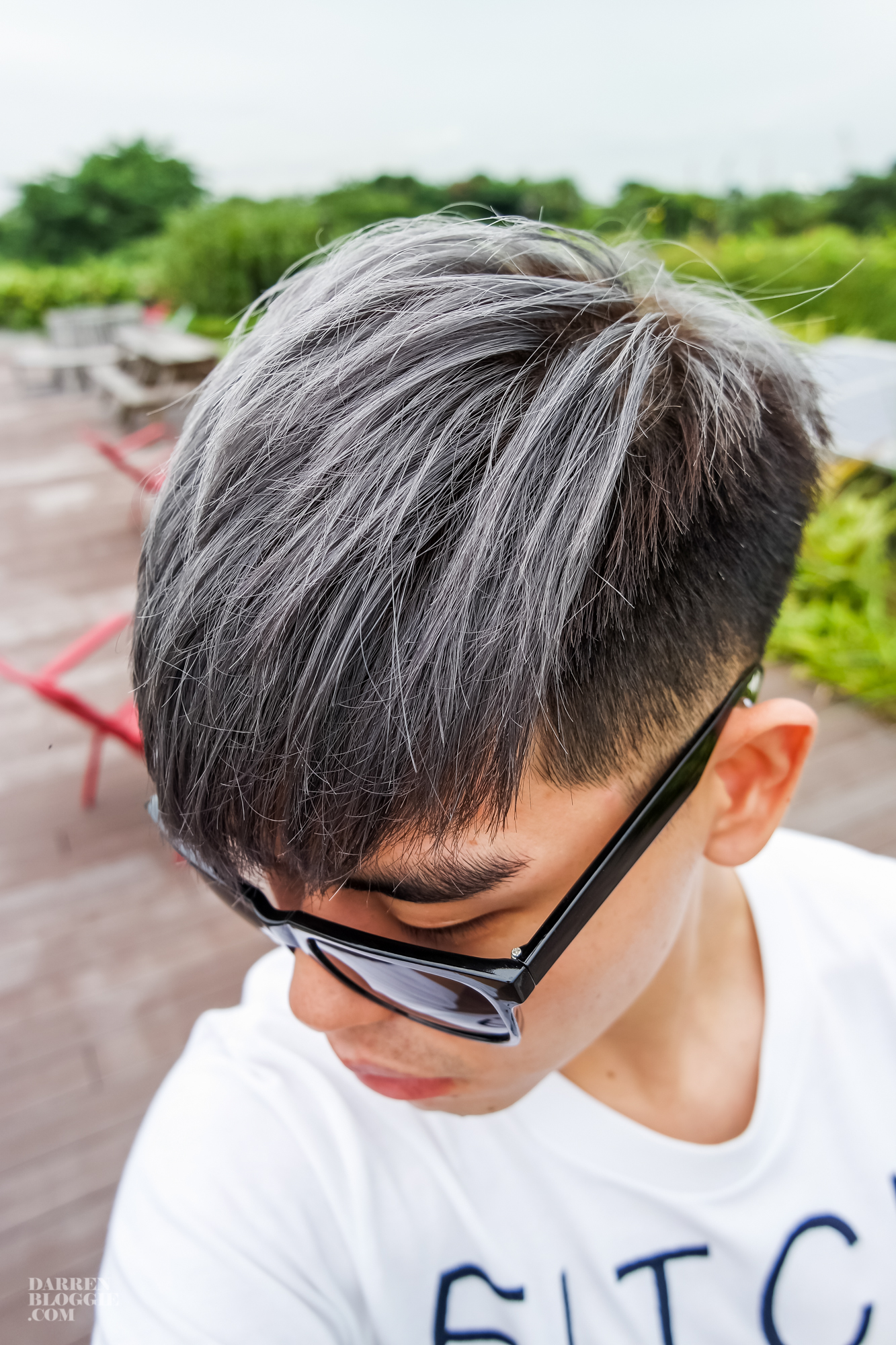 Cool Ash Grey Hair Color from 99 Percent Hair Studio | Darren Bloggie 達人的部落格 - Singapore ...