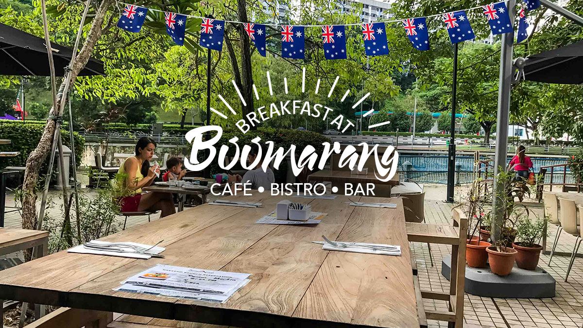 Breakfast at Boomarang Café, Bar & Bistro Darren Bloggie Singapore