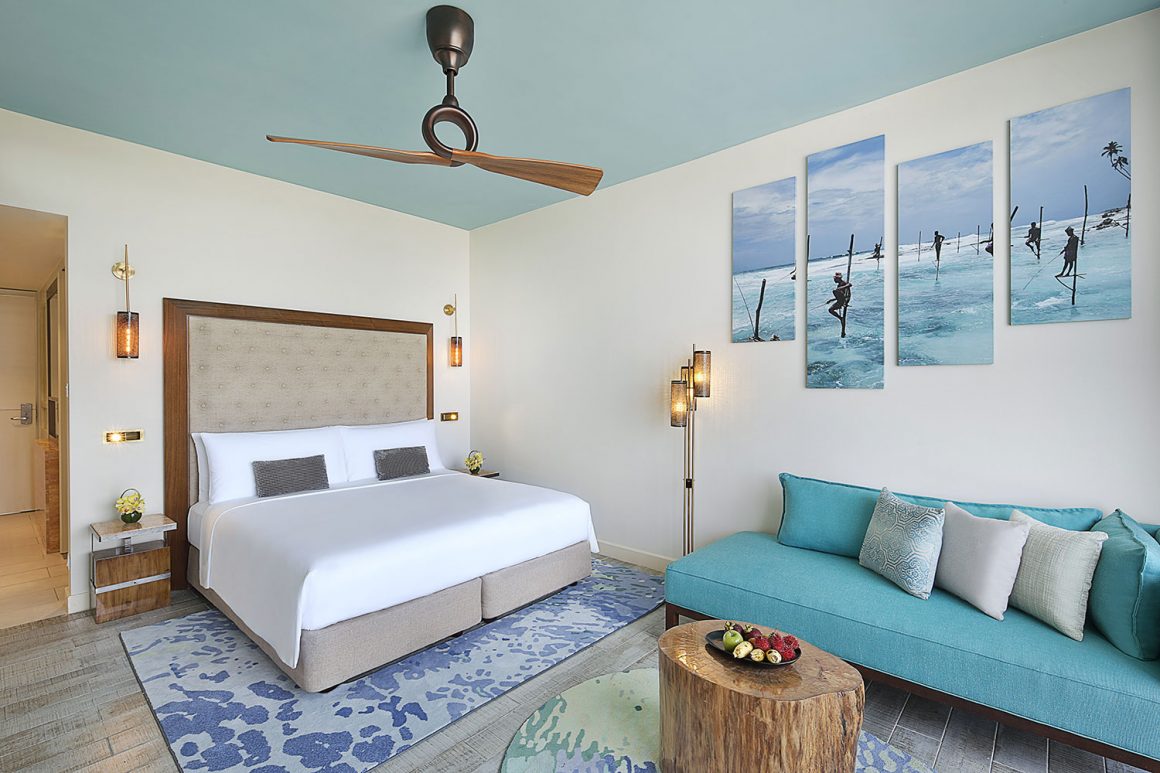 Amari Galle Sri Lanka Deluxe Ocean View King Bed