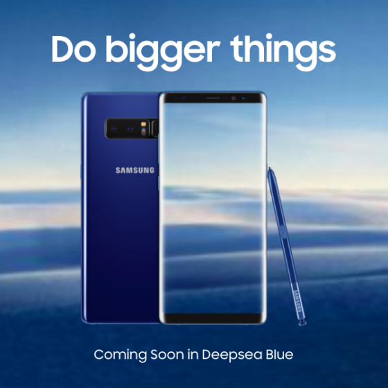 Samsung Galaxy S8 & Note8 in New Colours!