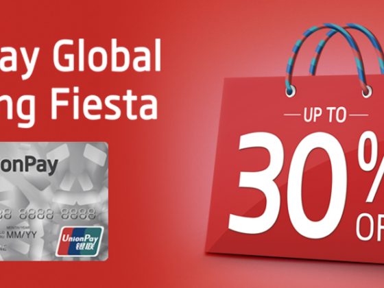 Enjoy up to 30% Exclusive Discount at UnionPay's Global Shopping Fiesta