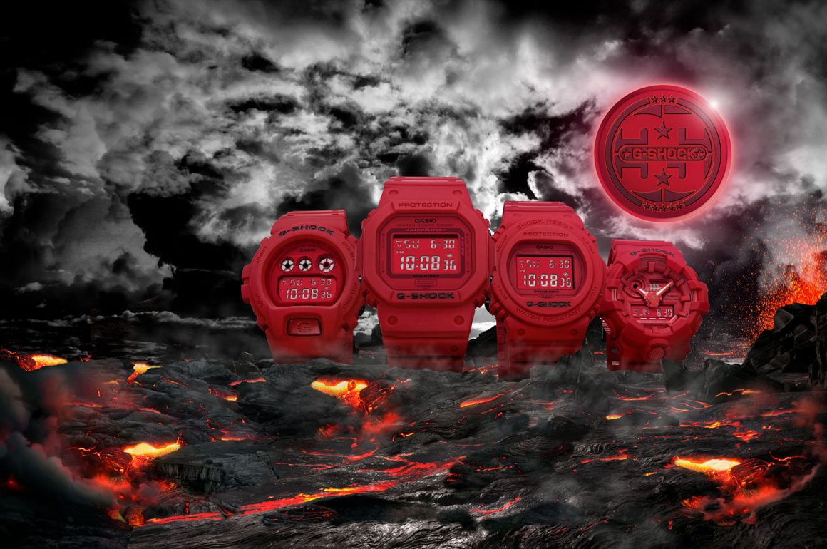 CASIO 35th Anniversary G-SHOCK RED-OUT Collection