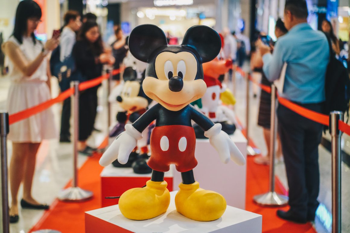 "Mickey Go Local" - 90 Mickey Mouse Figurines on display at Raffles City Singapore