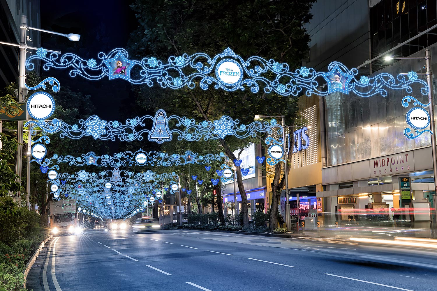 Enjoy Disney Magical Moments along Orchard Road this Christmas!