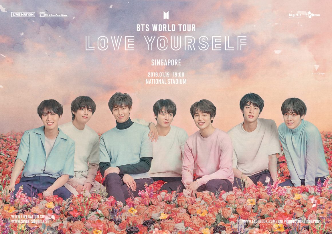 BTS to take Singapore by storm for their LOVE YOURSELF WORLD TOUR at National Stadium!