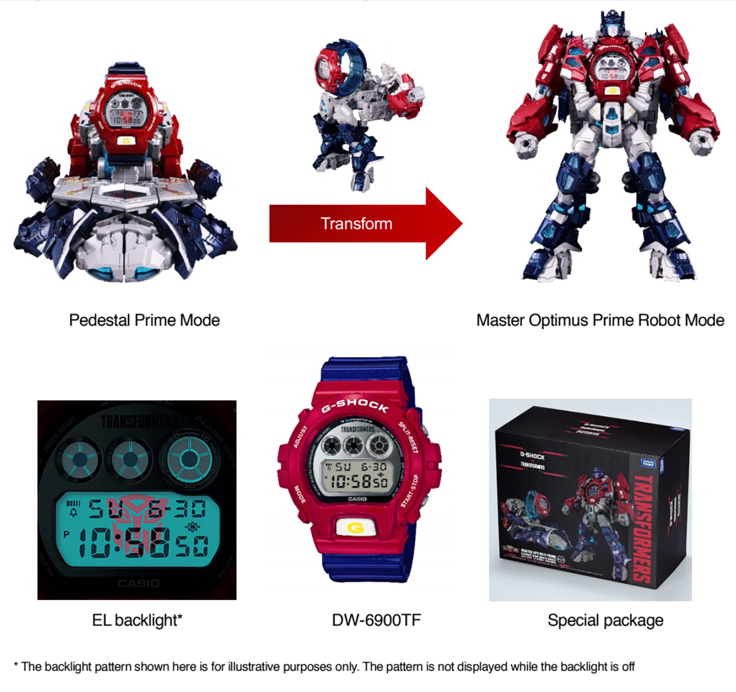 Casio to Release G-SHOCK x TRANSFORMERS Special Collaboration Model in Dec 2018