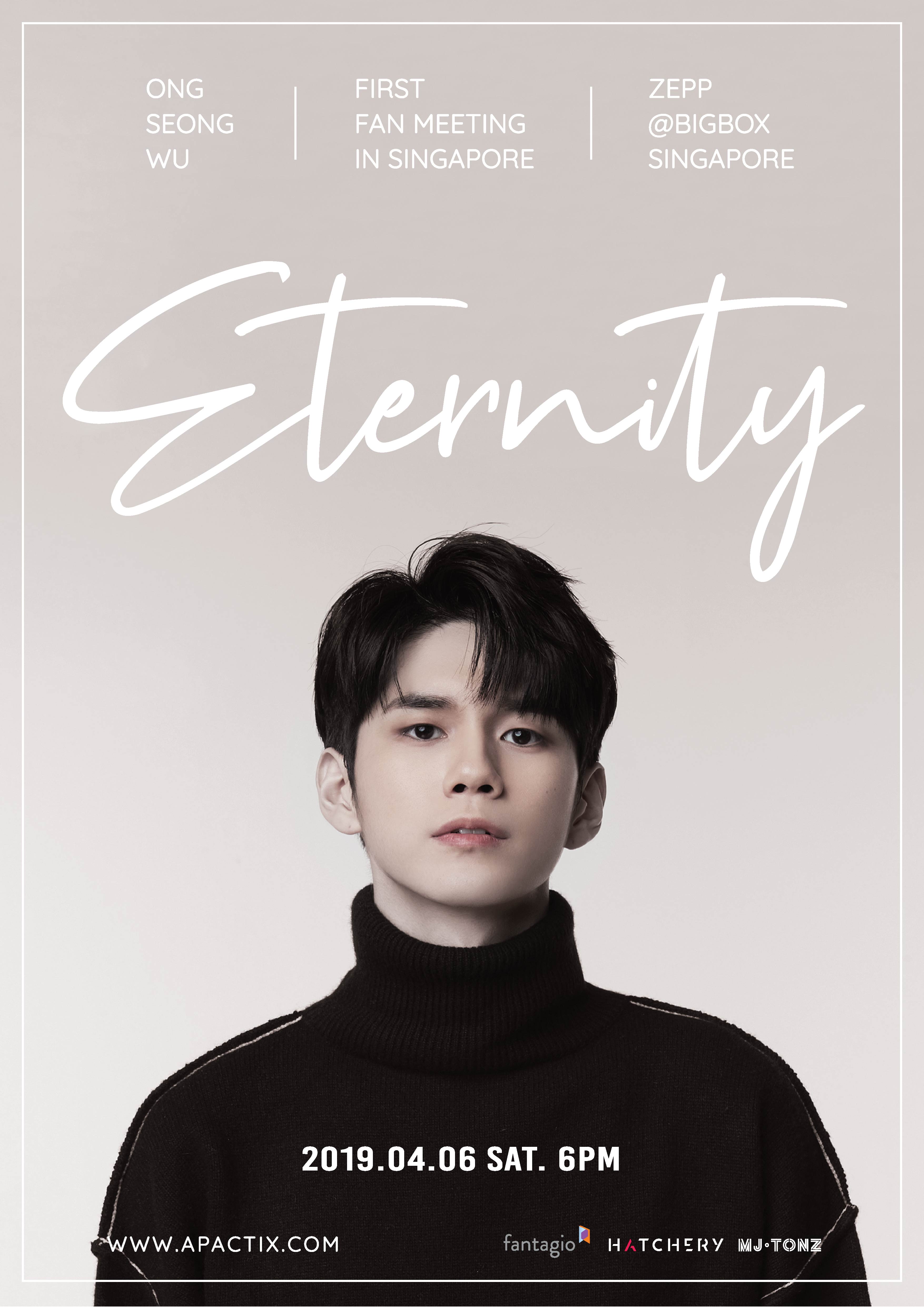 Tickets Going On Sale for Ong Seong-wu’s Eternity 1st fan Meet and Greet in Singapore