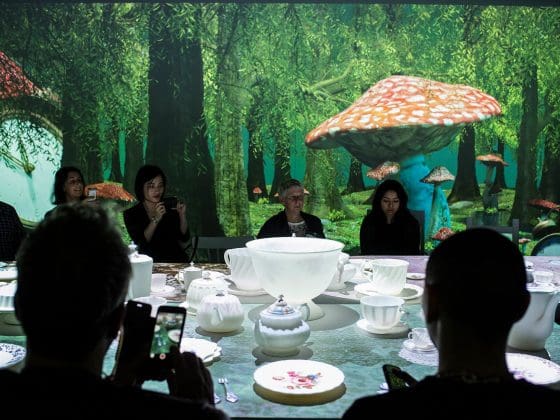Mad Hatter’s Tea Party at Wonderland, ACMI, Photo: Phoebe Powell