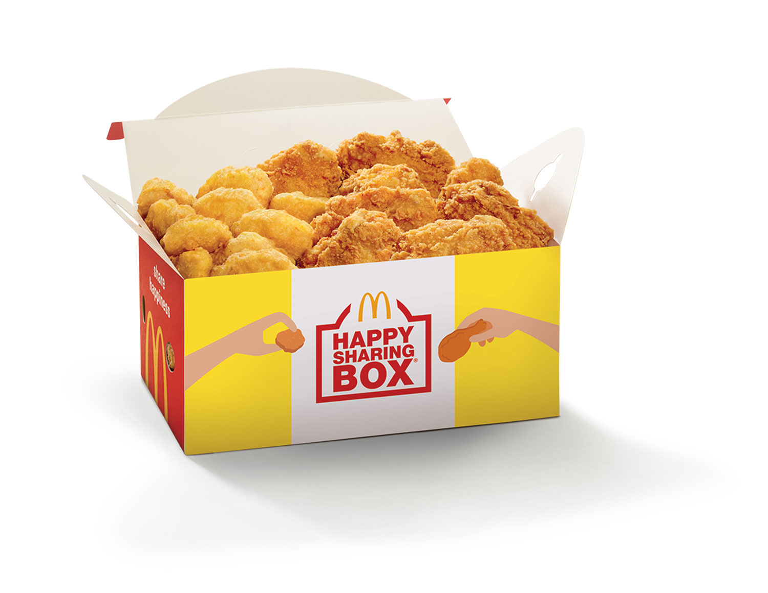 Happy Sharing Box A, available via McDelivery and GrabFood at $9.90 (U.P $13.95)
