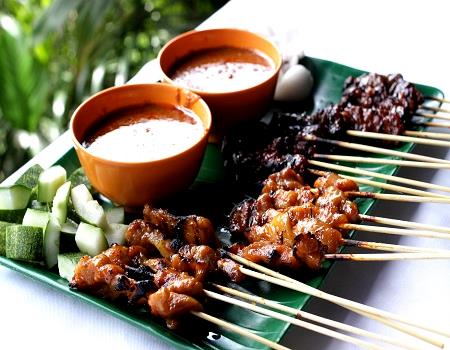Traditional Charcoal Grilled Satay