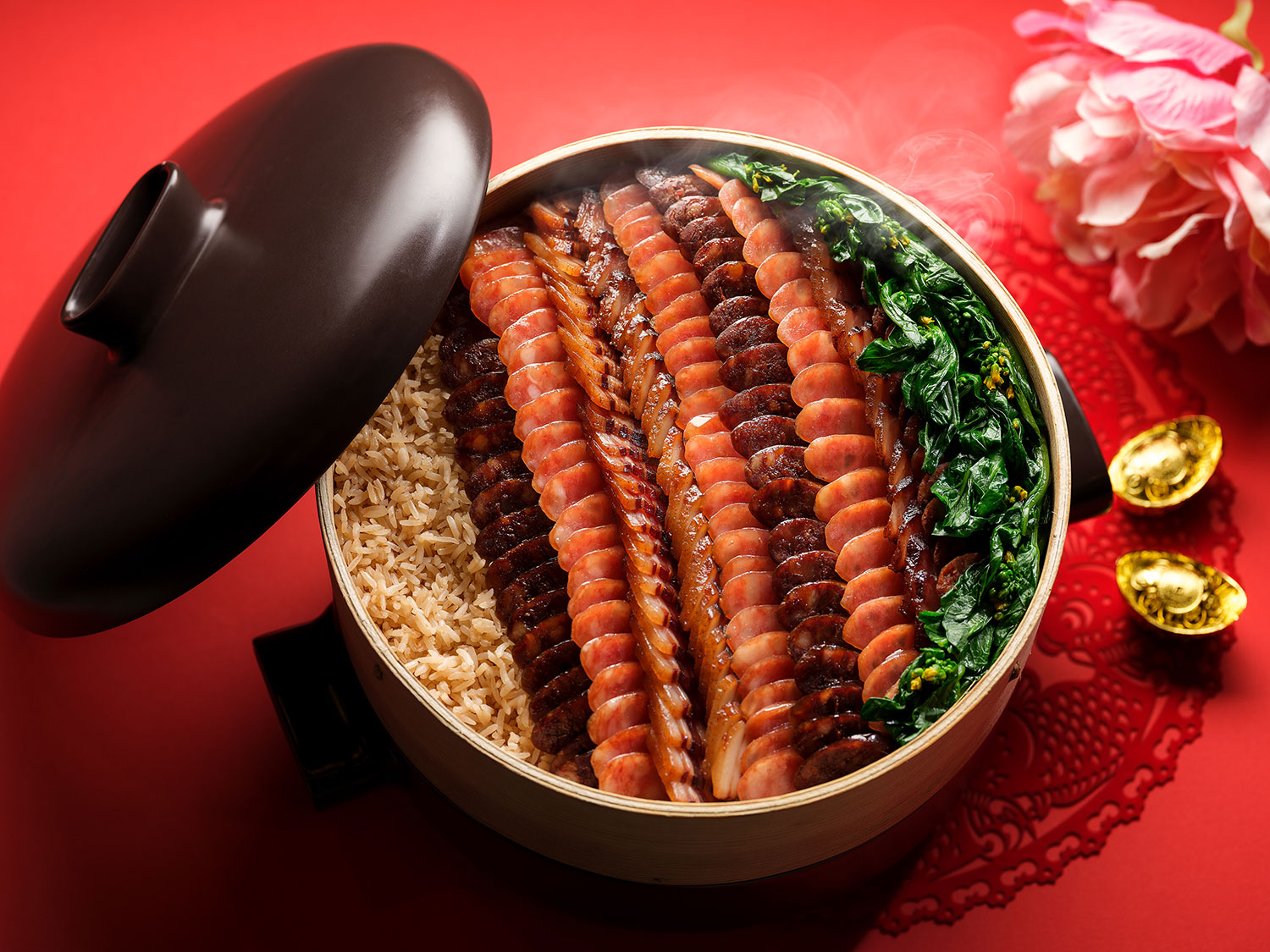 Fragrant-Rice-With-Selection-Of-Premium-Waxed-Meats-And-Chinese-Sausage