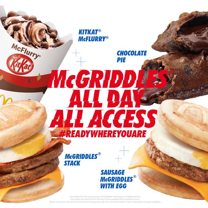 The Iconic McGriddles® Returns to McDonald’s ALL-DAY from 4 March