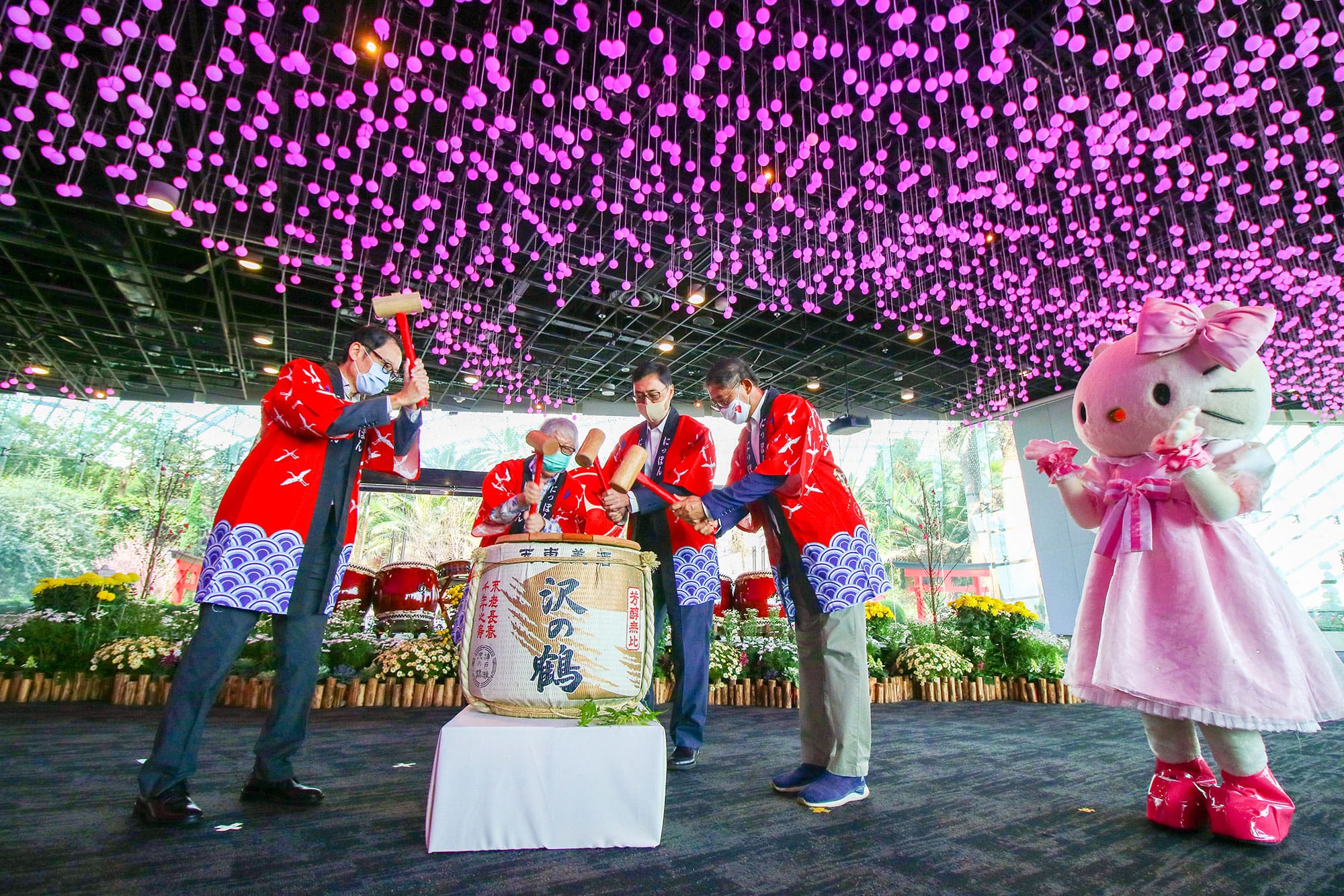 Say Kawaii with Hello Kitty at Gardens by the Bay Sakura Floral