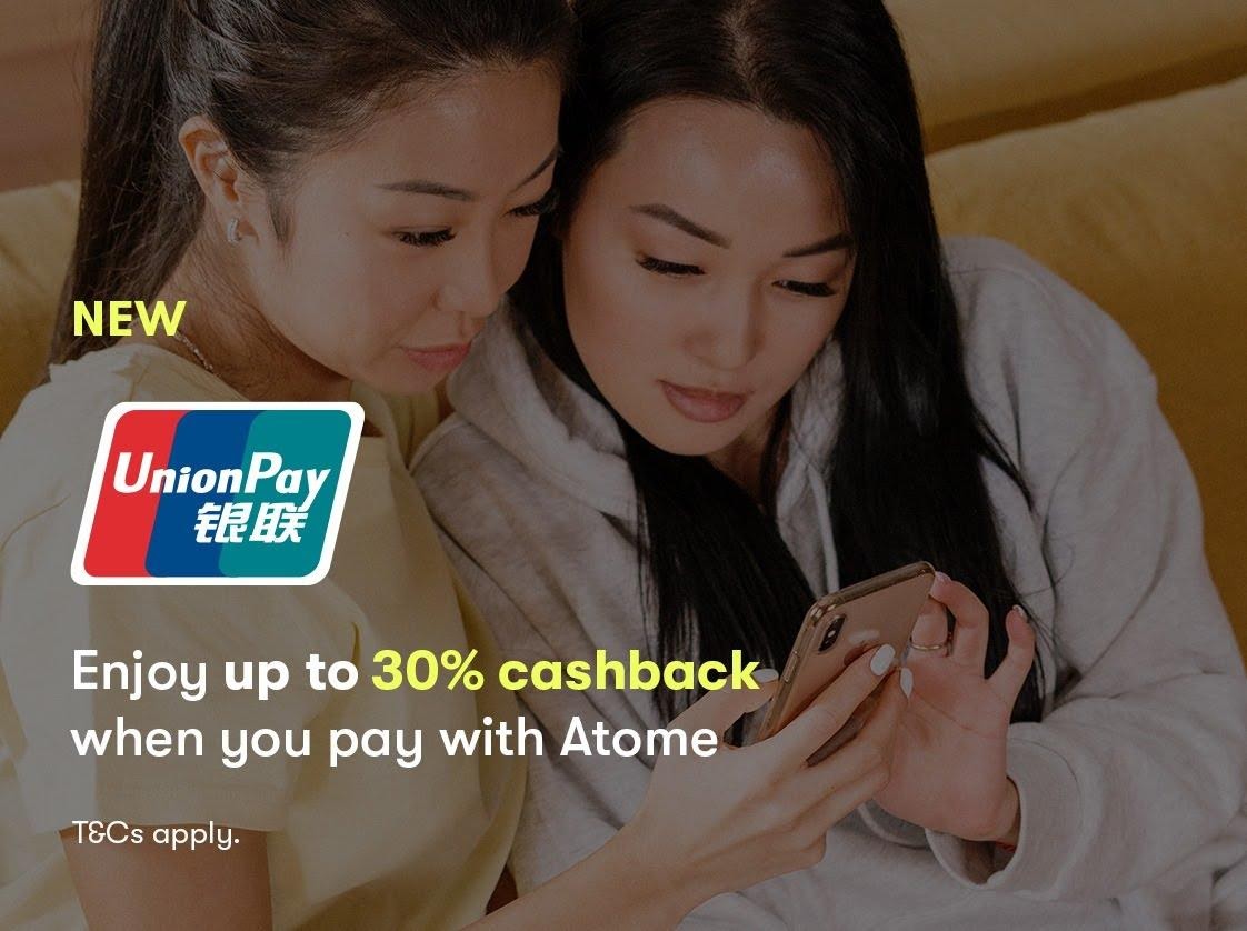 UNIONPAY PROMOTION WITH ATOME