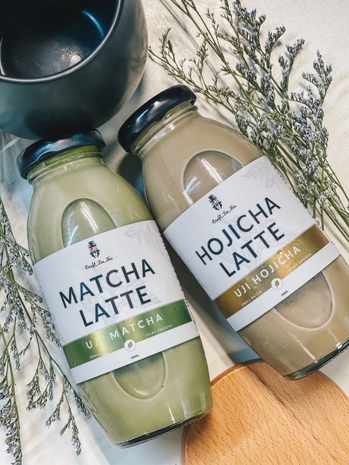 Craft Tea Fox Matcha and Hojicha Latte