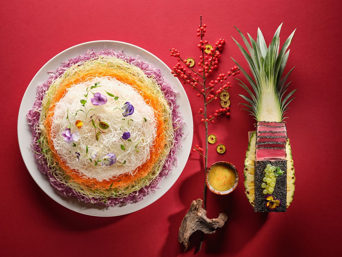 Xins-Sesame-Crusted-Tuna-with-Pineapple-Sauce-Yu-Sheng