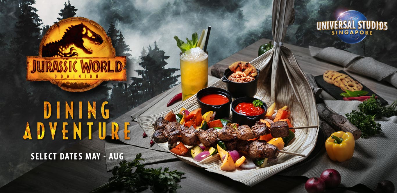 Jurassic World Dominion Dining Adventure at Universal Studios Singapore (Select dates from May to August 2022)